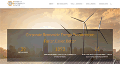 Desktop Screenshot of businessrenewables.org